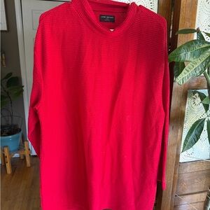 Lane Bryant Scarlet Ribbed Top